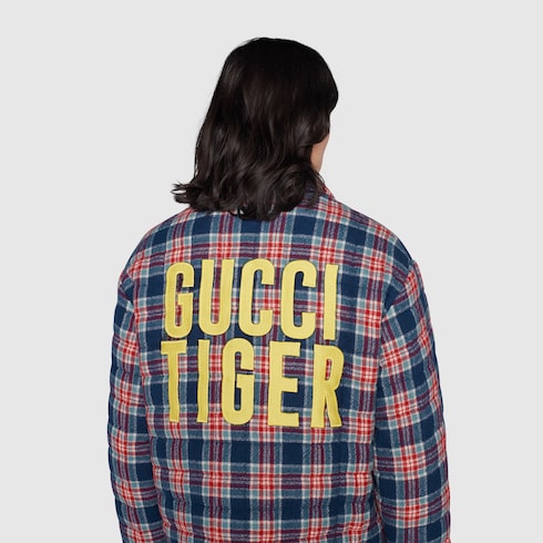 Gucci tiger print lightweight jacket best sale