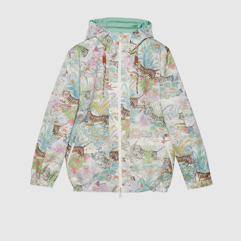 Gucci Tiger reversible bomber jacket Detail 2