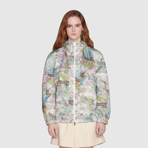 Gucci Tiger reversible bomber jacket Detail 5