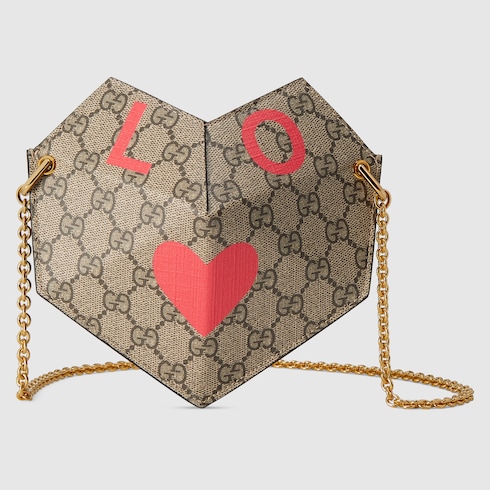 gucci purse heart