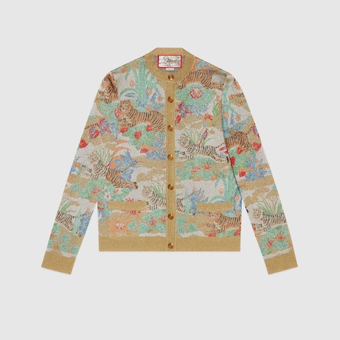 Gucci on sale floral cardigan