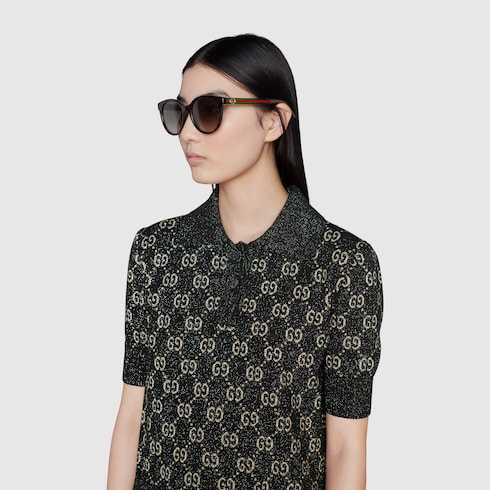 Round-frame sunglasses