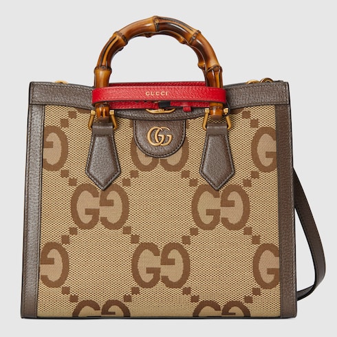 Diane Satchel - Luxury Monogram Canvas Brown