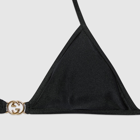 Bikini de jersey con GG entrelazada