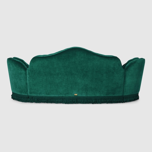 Canapé capitonné style chippendale