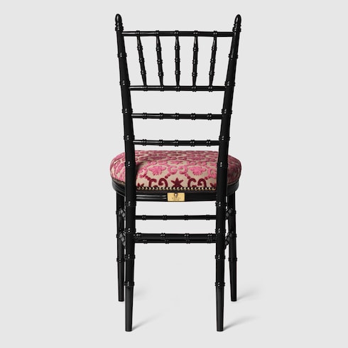 Sedia Chiavarina con motivo GG jacquard