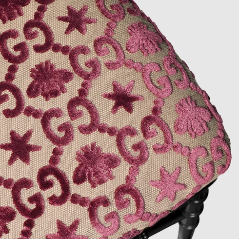 Sedia Chiavarina con motivo GG jacquard