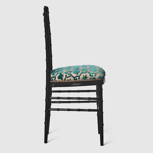 Sedia Chiavarina con motivo GG jacquard