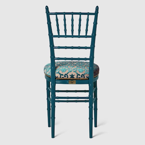 Chaise Chiavari avec jacquard GG