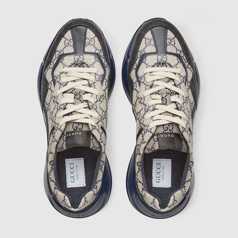 Gucci mens sneakers blue online