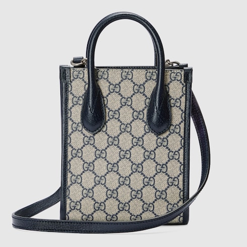 GUCCI GG Canvas Tote Travel Bag Beige 449170