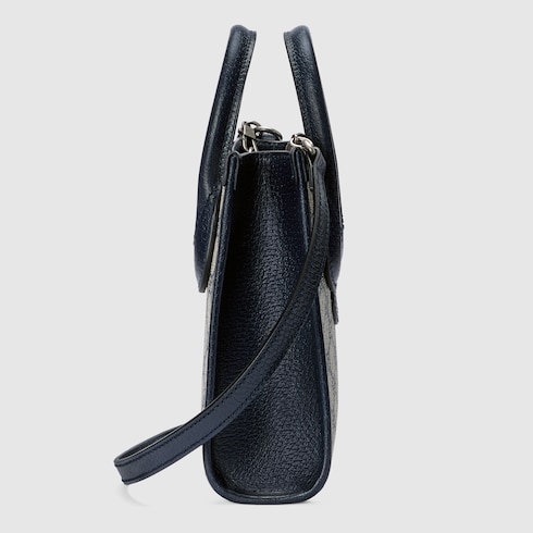 Gucci Interlocking G Small Leather Shoulder Bag in Blue