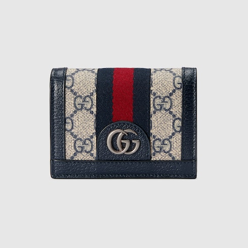 Ophidia GG card case wallet