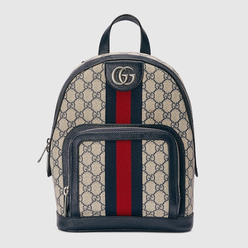 Gucci - Ophidia GG Supreme Canvas Backpack - Mens - Blue Black