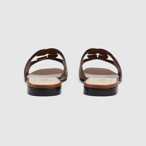 Mules à détail GG ajouré pour femme