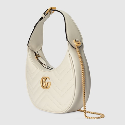 GG Marmont half-moon-shaped mini bag