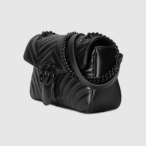 Gucci black small deals marmont shoulder bag