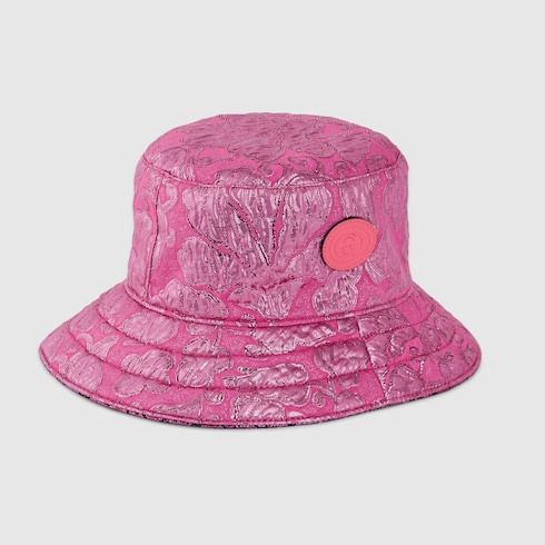 GG lamé jacquard reversible bucket hat 