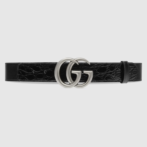 GG Marmont wide belt with shiny buckle Detail 2