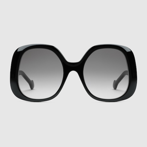 Oval-frame sunglasses