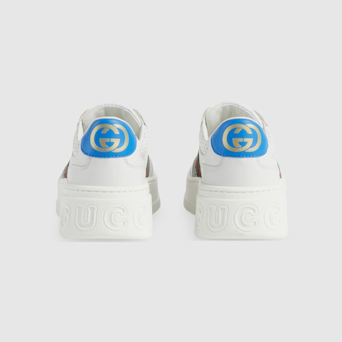 Children's leather sneaker with Web