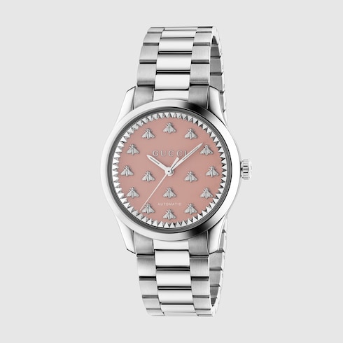 G-Timeless multibee watch, 38 mm in steel