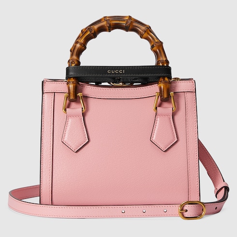 Gucci Diana Mini Shopper in rosafarbenes Leder GUCCI BE
