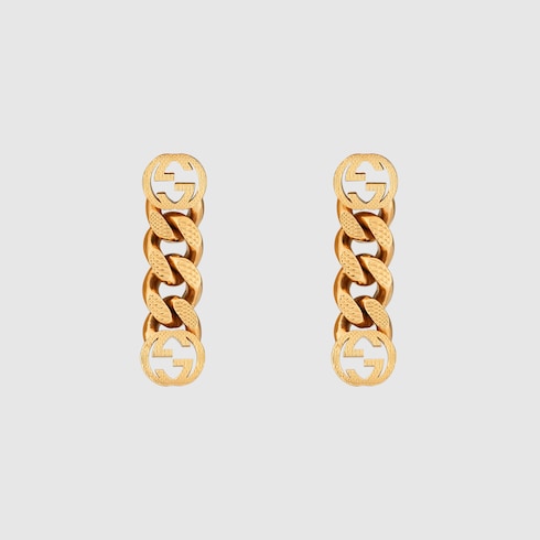 Gucci Interlocking earrings Detail 2