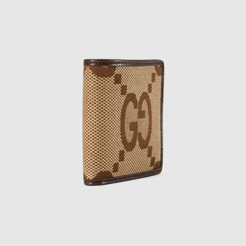 ジャンボGG コインウォレットキャメル&エボニー GGキャンバス | GUCCI® JP