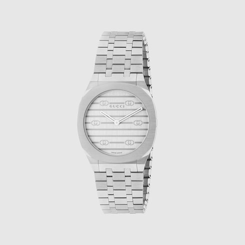 GUCCI 25H watch, 30mm in steel | GUCCI 