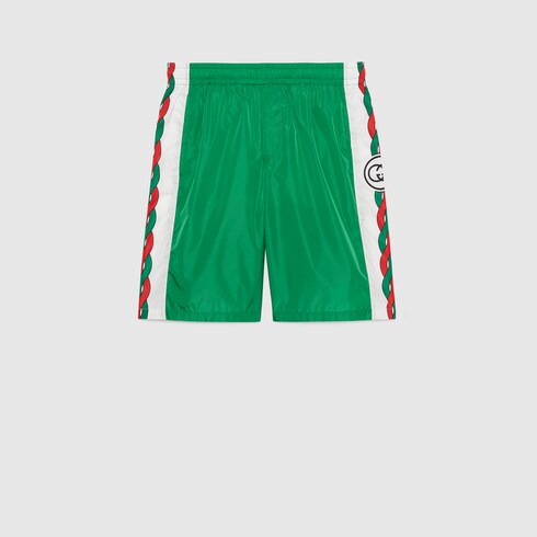 Green gucci shorts online