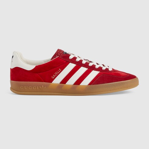 Adidas X Gucci Men's Gazelle Sneaker In White Leather GUCCI® Canada ...