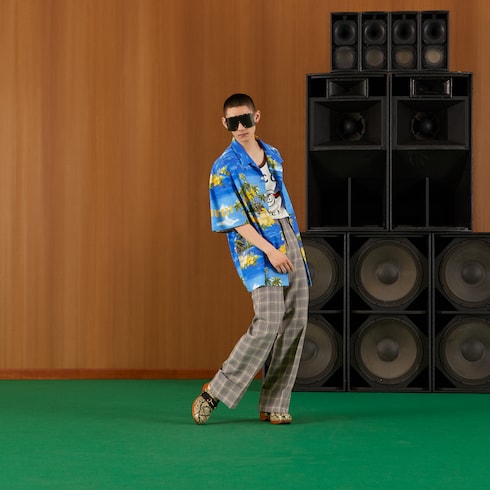 Cotton jersey 'Gucci Firenze 1921' tank top