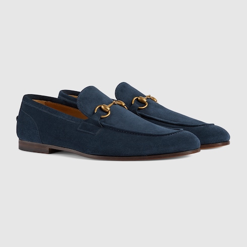 Jordaan loafer in blue suede | GUCCI® US