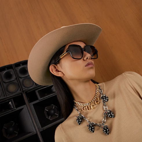 スクエア サングラス（アジアン フィット）