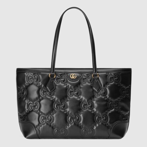 Black gucci tote best sale