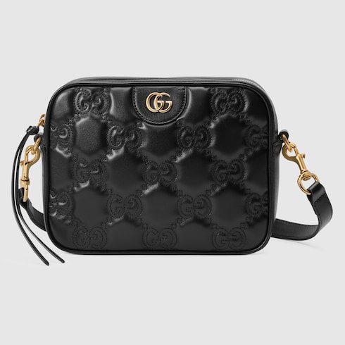 Black leather 2024 gucci bag