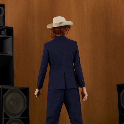 GG cotton blend formal jacket