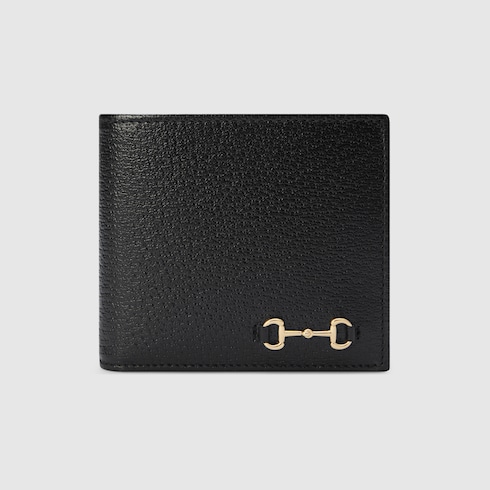 ホースビット付き コインウォレットブラック レザー | GUCCI