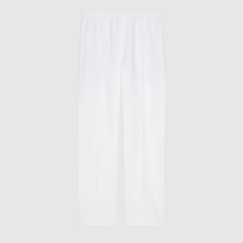 linen white trousers