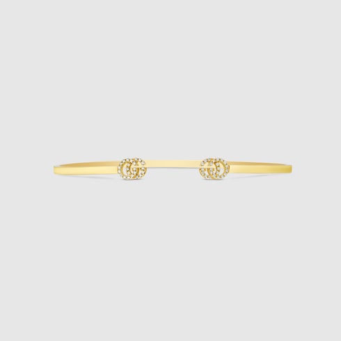 GG Running cuff with diamonds