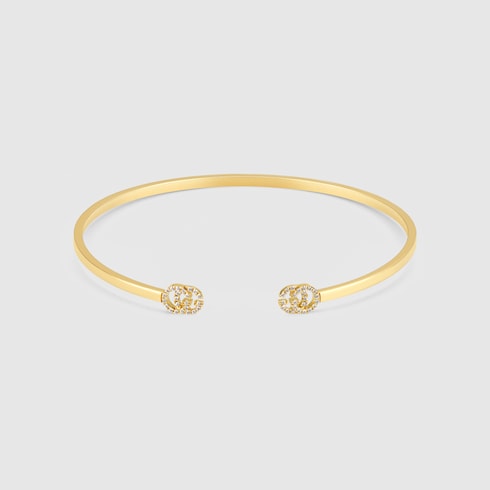 GG Running cuff with diamonds