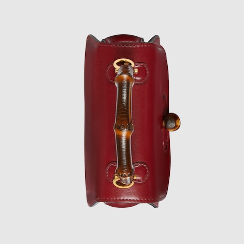 Gucci Bamboo 1947系列竹节迷你手袋