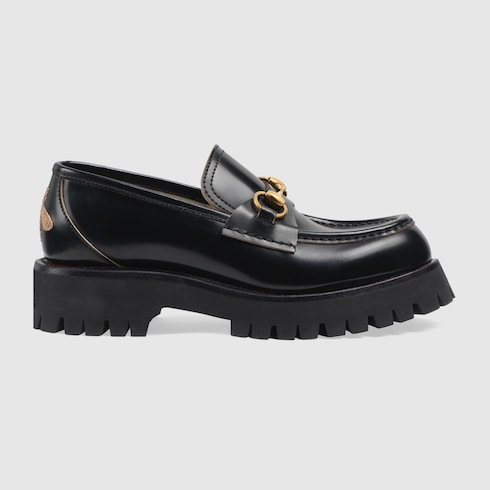 Women s leather lug sole loafer