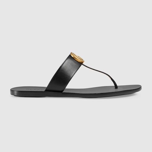 Women's Flat Thong Sandals, Black Thong Sandals