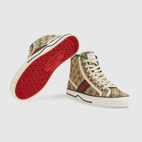 Women's Tennis 1977 Top Sneaker In & Ebony GG | GUCCI® US