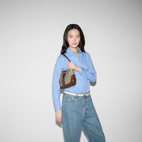 Jackie 1961 Small Hobo Bag In GG Supreme Canvas