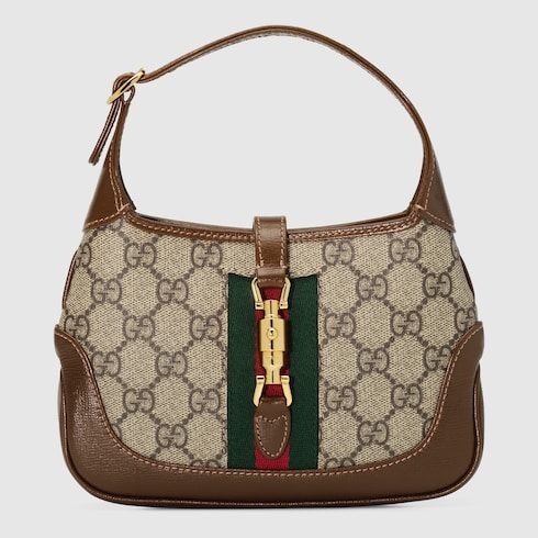 Gucci Jackie 1961 Mini Shoulder Bag, Beige, GG Canvas