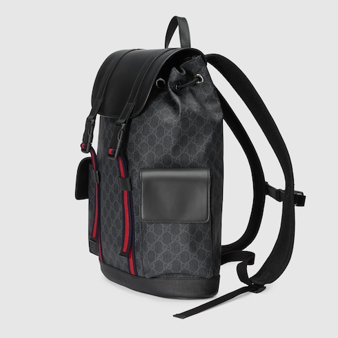 GG Black large backpack