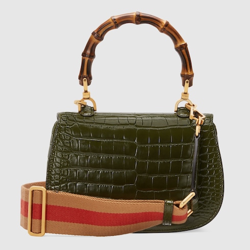 Sac Gucci Bamboo 1947 en crocodile